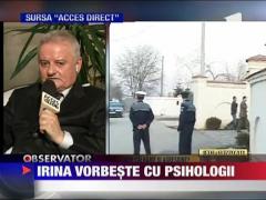 Irina Columbeanu s-a intalnit din nou cu psihologii