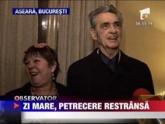 Iurie Darie si-a sarbatorit  ziua de nastere in cerc restrans