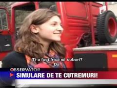 Simulare de cutremur in Zalau