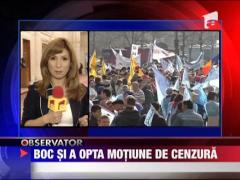 UPDATE / Guvernul Boc, la a opta motiune