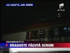 Un barbat dintr-o localitate bihoreana si-a dat foc la casa de suparare