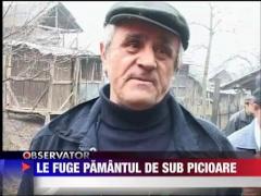 20 de familii risca sa fie evacuate din cauza alunecarilor de teren