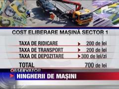 Hingherii de masini din Capitala