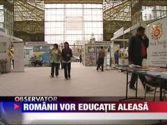 Romanii vor educatie aleasa
