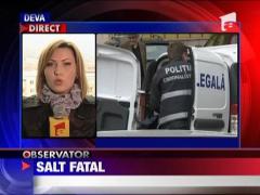 O femeie de 33 de ani s-a aruncat de la etajul 7 al unui bloc in Deva