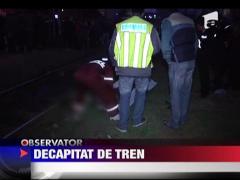 Decapitat de tren