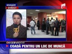 Bataie pentru locuri de munca la Brasov