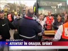 Bomba detonata  in centrul Ierusalimului