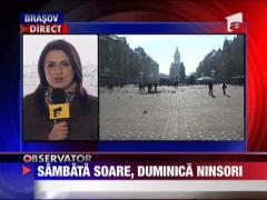 Sambata soare, duminica ninsori