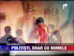 Batut si impuscat de politisti