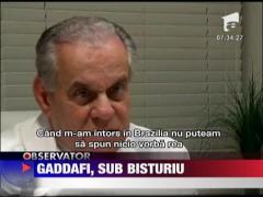 Muammar Gaddafi a facut o operatie estetica