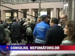 S-a declarat razboi fumatului in sediul Consiliului European