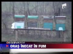 Orasul Otelu Rosu, inecat in fum