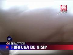 Furtuna de nisip in Kuwait