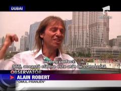 "Spiderman" a cucerit Burj Khalifa din Dubai