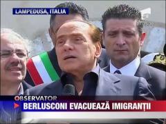 Berlusconi evacueaza imigrantii
