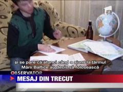 Mesaj din trecut intr-o sticla