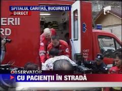 Pacientii din 67 de spitale, evacuati in strada