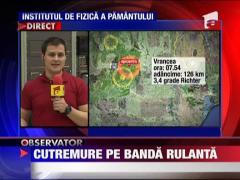 Zona seismica Vrancea este extrem de activa in ultimele zile