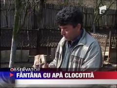 Fantana cu apa cloclotita! Miracol sau izvor termal?