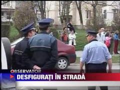 Frati desfigurati cu bate de baseball