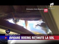 Avioane Boeing retinute la sol