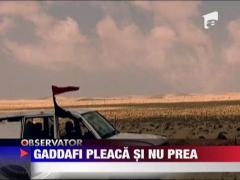 Muammar Gaddafi a gasit modalitatea de a renunta la putere si nu prea!