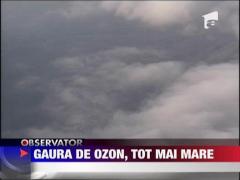 Gaura din stratul de ozon, tot mai mare