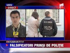 Falsificatori de pasapoarte, prinsi de politie