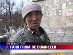 Profanatori de morminte, prinsi de politie