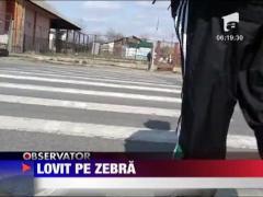 Copil lovit pe trecerea de pietoni