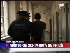 Marturie schimbata, de frica, in cazul crimei din Brasov