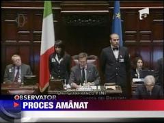 Procesul lui Berlusconi, amanat
