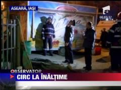 A amenintat ca se arunca in gol