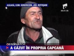 A ars de viu in incendiul provocat de el