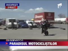 Demonstratii spectaculoase cu motociclete la Complexul Romaerio