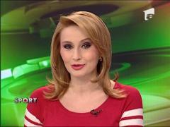 Sandra Izbasa s-a antrenat la pupitrul stirilor