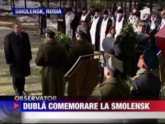Dubla comemorare la Smolensk