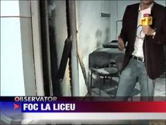 Incendiu la Liceul Xenopol din Capitala