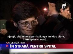 Protest pentru spital