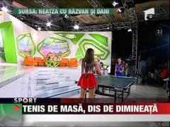 Roxana Vancea a invatat cum sta treaba cu paleta