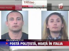 Fosta politista, hoata in Italia
