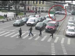 Accident spectaculos in Cluj-Napoca