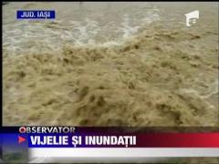 Vijelii si inundatii in toata tara