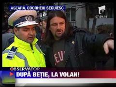 Dupa betie, la volan