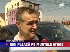 Gigi Becali pleaca pe muntele Athos