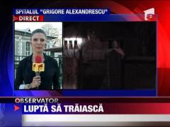 Medici rezervati in cazul fetitei arse la Botosani