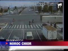 Accident spectaculos in China