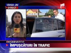 Impuscaturi in trafic la Craiova: un sofer ranit