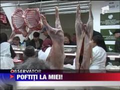 Aglomeratie in Capitala la targul de miei